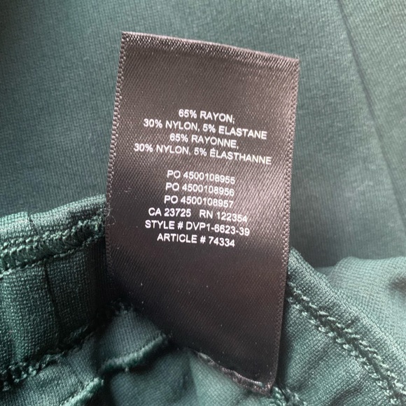 Aritzia Babaton Kooning Pants Scarab Green Small - Picture 8 of 10